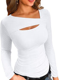 Slim-fit long-sleeved T-shirt