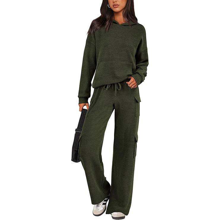 Casual sportswear women's workwear pocket design outdoor suit