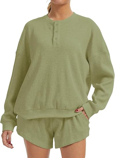 Trendy textured knit two-piece set