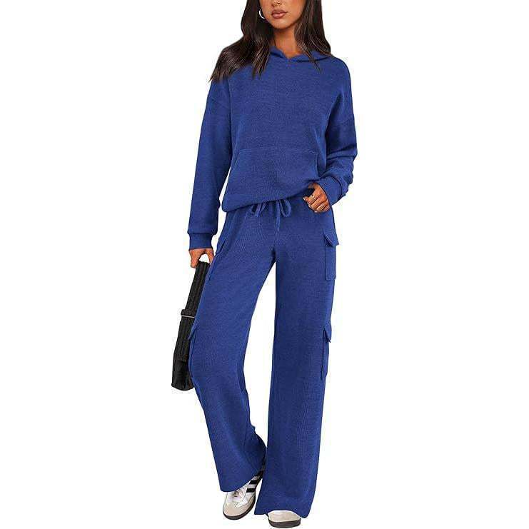 Casual sportswear women's workwear pocket design outdoor suit