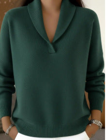 V-neck knitwear fashion women's wear