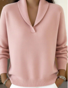 V-neck knitwear fashion women's wear