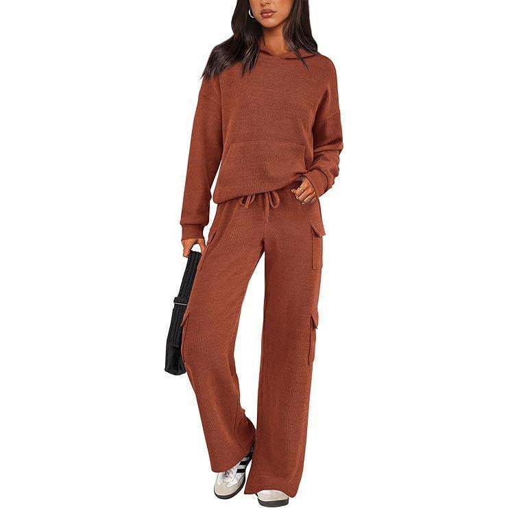Casual sportswear women's workwear pocket design outdoor suit