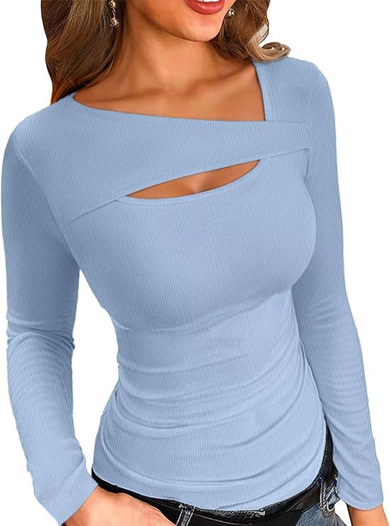 Slim-fit long-sleeved T-shirt