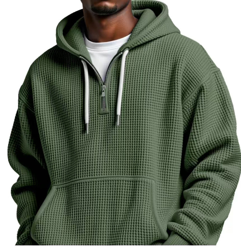 Men's plaid hoodie