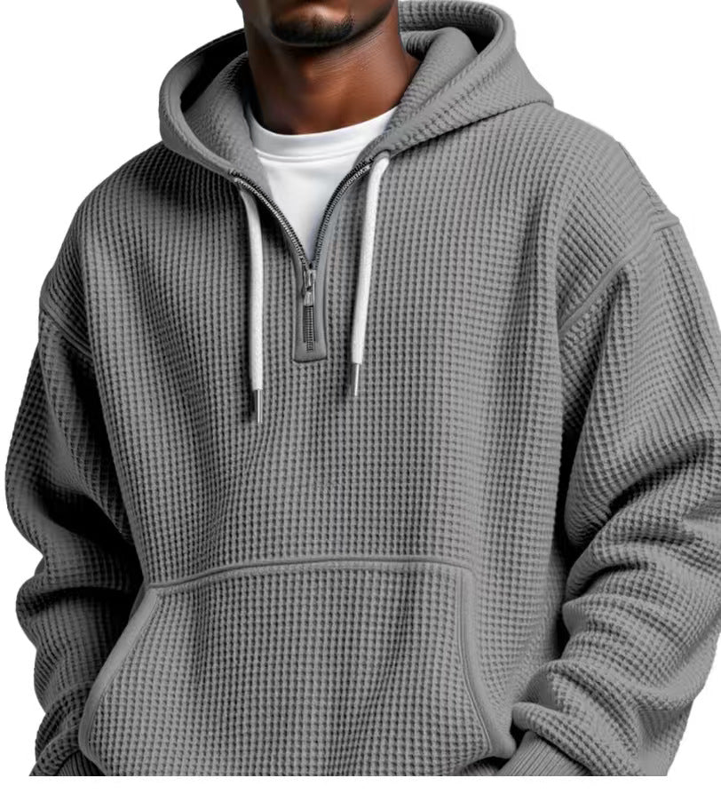 Men's plaid hoodie
